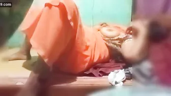 Village Wifey Spreading Legs Getting Drilled By Neighbor