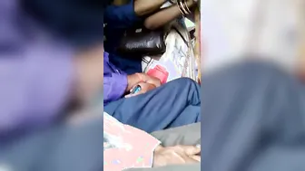 Grabbing Aunty Thick Ass On Bus Then Fucking Her From Behind