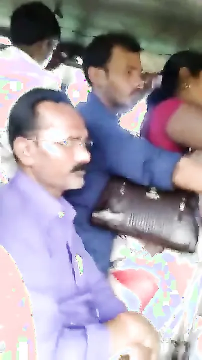 Grabbing Aunty Thick Ass On Bus Then Fucking Her From Behind