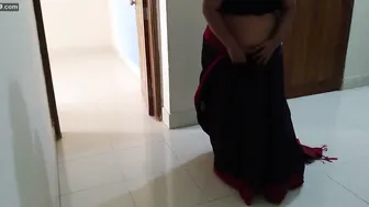 Horny Stepson Banging Saree Clad Tamil Aunty Destroying Ass