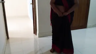 Horny Stepson Banging Saree Clad Tamil Aunty Destroying Ass