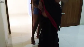 Horny Stepson Banging Saree Clad Tamil Aunty Destroying Ass