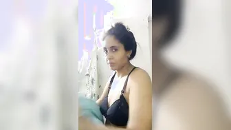 Telugu Married Woman Bathing Naked Rubbing Her Pussy Alone