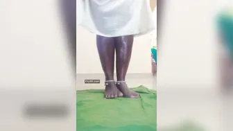 Desi Aunty Getting Sensual Oil Massage Moaning With Audio