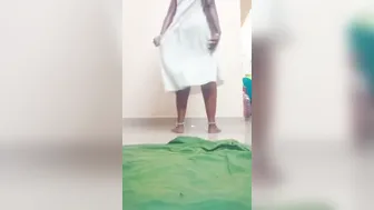 Desi Aunty Getting Sensual Oil Massage Moaning With Audio