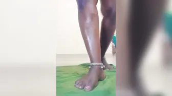 Desi Aunty Getting Sensual Oil Massage Moaning With Audio