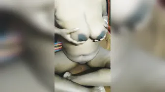 Sexy Thick Aunty Teasing And Riding Dick In Bedroom Session