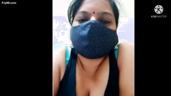 Married Woman Stripping Naked On Video Call For Her Lover