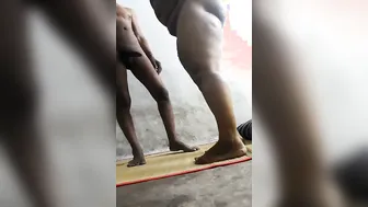 Sexy Desi Aunty Bent Over Taking It Hard From Behind Moaning