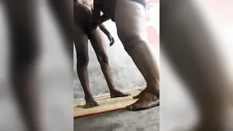 Sexy Desi Aunty Bent Over Taking It Hard From Behind Moaning