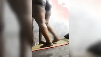 Sexy Desi Aunty Bent Over Taking It Hard From Behind Moaning