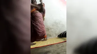Sexy Desi Aunty Bent Over Taking It Hard From Behind Moaning
