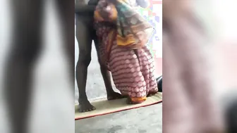 Sexy Desi Aunty Bent Over Taking It Hard From Behind Moaning