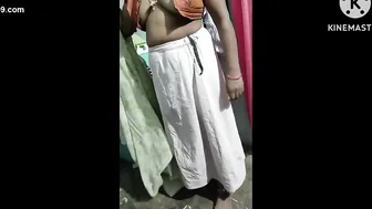 Telugu Aunty Giving Him A Sensual Massage Stroking His Cock