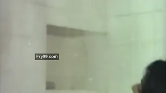 Catching My Aunty In Shower And Fucking Her Soaking Wet Pussy