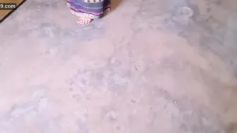 Married Woman Riding Broom Handle While Hubby Is At Work