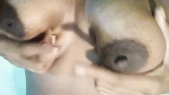 Busty Tamil Milf Showing Off Her Massive Natural Boobs