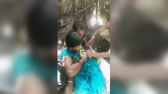 Two Guys Groping And Squeezing My Slutty Neighbors Nipples