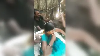 Two Guys Groping And Squeezing My Slutty Neighbors Nipples