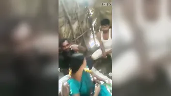 Two Guys Groping And Squeezing My Slutty Neighbors Nipples