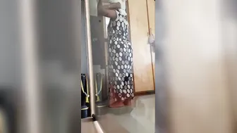Curvy Aunty Getting Dressed After Bath Caught On Hidden Cam