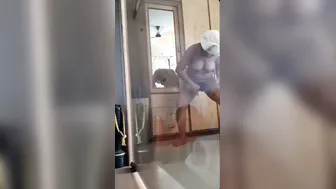 Curvy Aunty Getting Dressed After Bath Caught On Hidden Cam