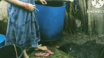 Village Milf Bathing Naked Outdoors And Getting Fucked