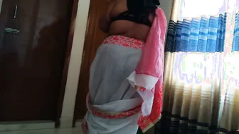 Gujarati Wife In Saree Getting Her Ass Destroyed At Home