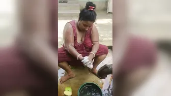Village Babe Secretly Bathing And Getting Caught On Video
