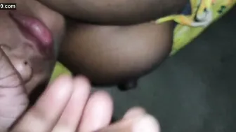 Married Slut Deepthroating His Cock All The Way Down Real
