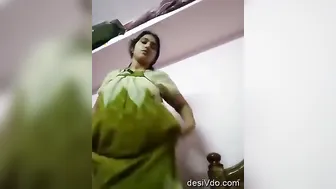 Desi Milf Getting Dressed After Getting Fucked By Her Lover