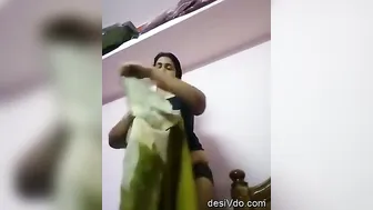 Desi Milf Getting Dressed After Getting Fucked By Her Lover