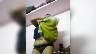 Desi Milf Getting Dressed After Getting Fucked By Her Lover