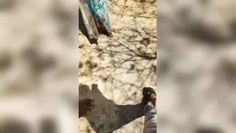 Taking Her Outdoors And Fucking Her Against The Tree Hard