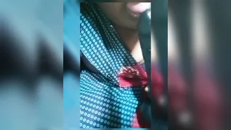 Busty Milf Showing Off Her Huge Untouched Melons On Camera