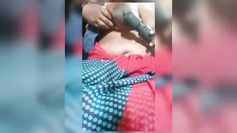 Busty Milf Showing Off Her Huge Untouched Melons On Camera