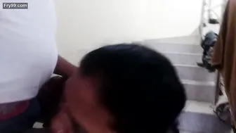 Married Telugu Aunty Secretly Sucking Off My Throbbing Cock