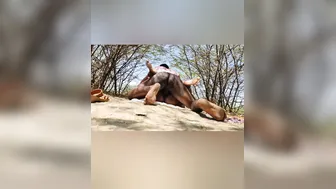 Village Aunty Getting Fucked Outdoor By Young Horny Neighbor