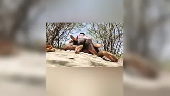 Village Aunty Getting Fucked Outdoor By Young Horny Neighbor