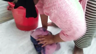Tamil Wife Washing Clothes When Guy Fucks Her And Cums Loads