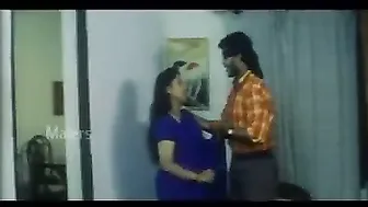 Aunty In Blue Saree Getting Banged By Her Young Lover