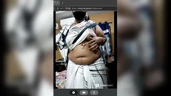 Busty Tamil Milf Stripping During Private Show Talking Dirty