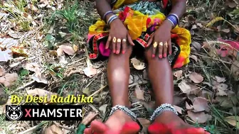 Thick Desi Aunty Flaunting Massive Tits And Ass Outdoors