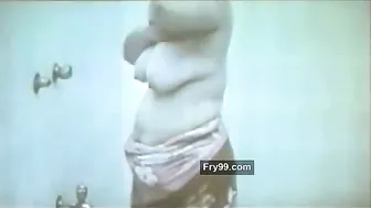 Shy Married Woman Stripping Naked Showing Off Her Body