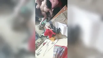 Catching My Horny Coworker Aunty Getting Fucked In Storage