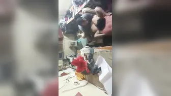 Catching My Horny Coworker Aunty Getting Fucked In Storage