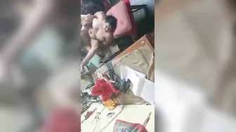 Catching My Horny Coworker Aunty Getting Fucked In Storage