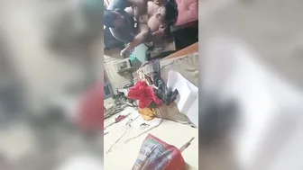 Catching My Horny Coworker Aunty Getting Fucked In Storage