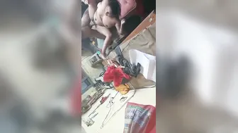 Catching My Horny Coworker Aunty Getting Fucked In Storage