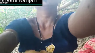 Fingering Horny Aunty Deep In The Woods Outdoor Sex Tape